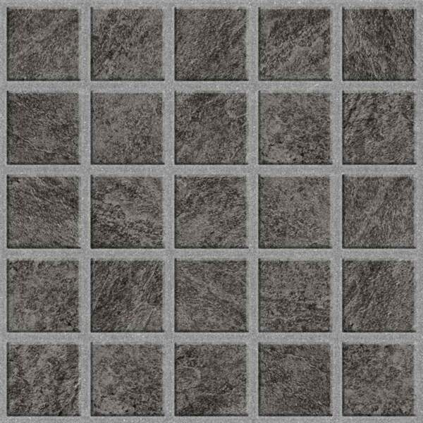 พอร์ซเลน 40x40 cm. แองกัส ดาร์ก เกรย์ ลายหิน CERGRES เกรด 1