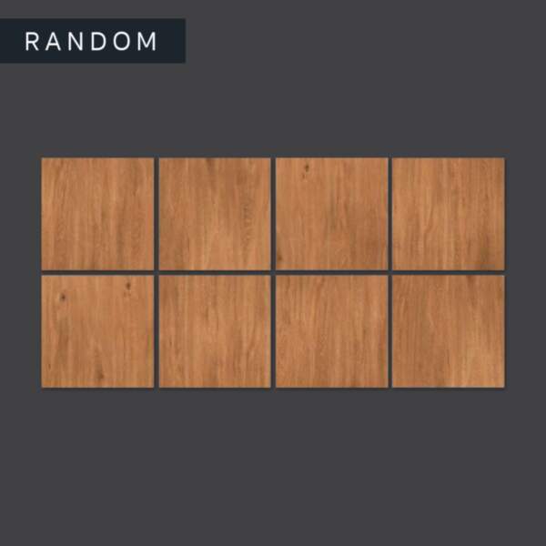60x60 cm. ไซแซม วู๊ดบราวน์ แมท