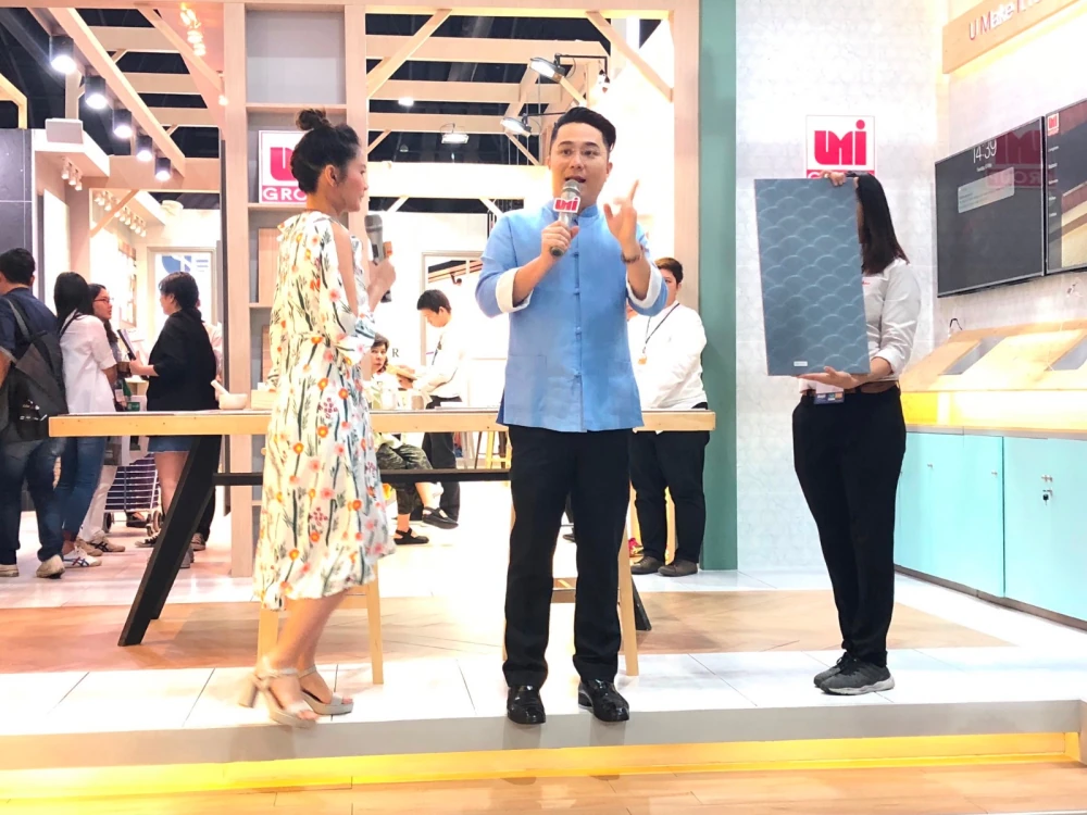 UMI GROUP นำทัพนวัตกรรมกระเบื้องร่วมแสดงในงานสถาปนิก'61