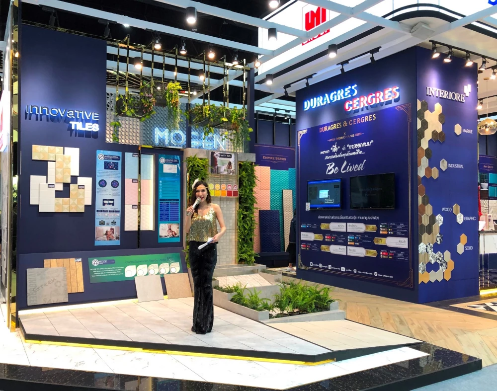 UMI GROUP โชว์นวัตกรรมและเทรนด์กระเบื้องปี 2019 ”ART DECO”  พร้อมดึงอาจารย์ช้างเปิดตัวกระเบื้องเสริมฮวงจุ้ยดูราเกรสและเซอเกรส ในงานสถาปนิก' 62