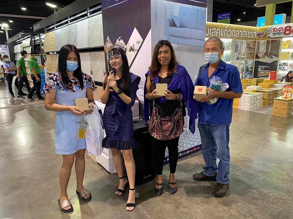 ดูราเกรสร่วมโชว์นวัตกรรมกระเบื้องเพื่อสุขภาพ Negative Ion ตอบรับการอยู่อาศัยแบบวิถีใหม่ New Normal ในงาน Home Pro Expo #32