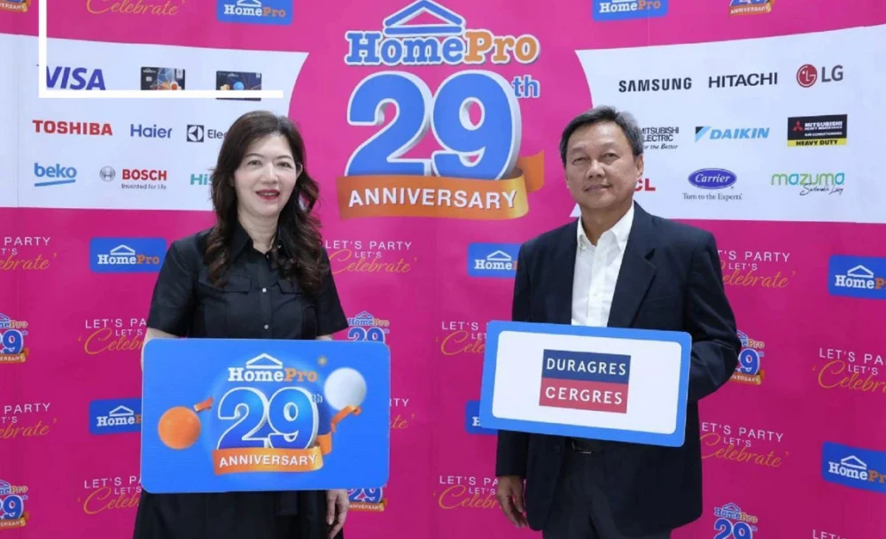 UMI ร่วมแสดงความยินดีกับโฮมโปร ครบรอบ 29 ปี พร้อมเดินหน้าส่งมอบวัสดุตกแต่งบ้านคุณภาพ เพื่อชีวิตที่ดียิ่งขึ้น