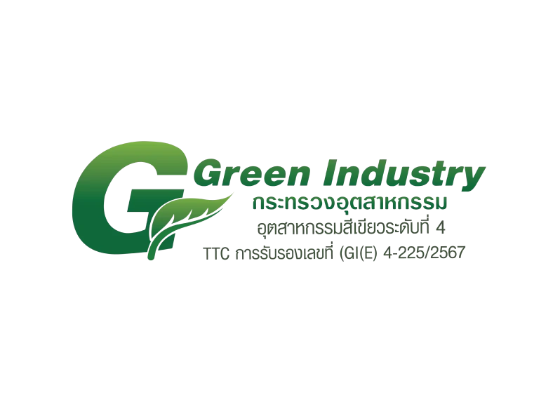 การรับรองอุตสาหกรรมสีเขียว ตั้งแต่ระดับ 2 (ปฏิบัติการสีเขียว - Green Activity) จนถึงระดับ 4 (วัฒนธรรมสีเขียว - Green Culture)