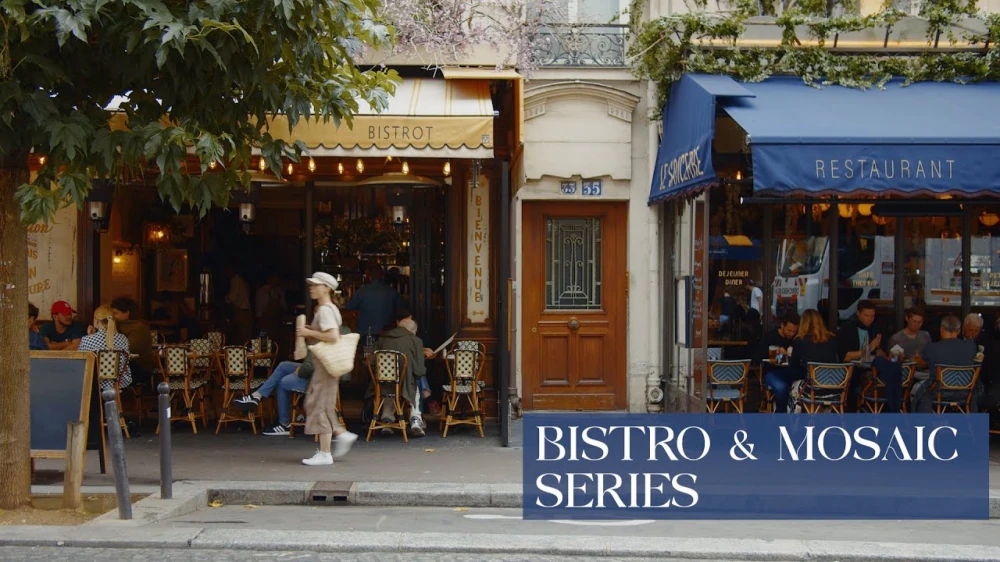 The new tile series “BISTRO & MOSAIC SERIES” brings the charm of a French bistro to your home.